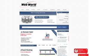 Хостинг Webworld.Ie